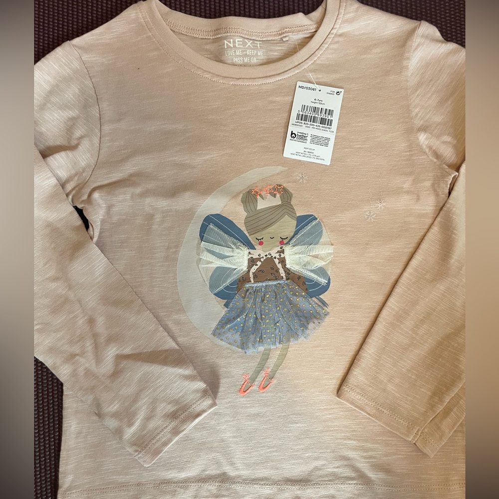NWT Next UK Long Sleeve Fairy Tee